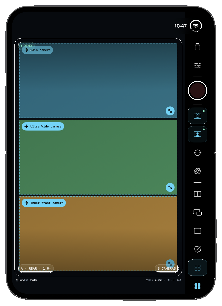 iPhone Duo, Open · tall
